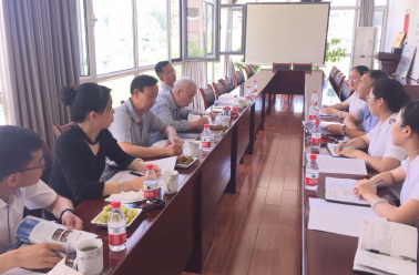 欢迎宁夏社会科学院等各部门领导前来我公司调研